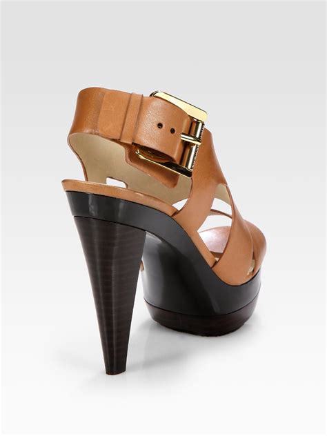 michael kors women's platform sandals.